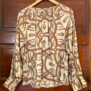 Snake print blouse